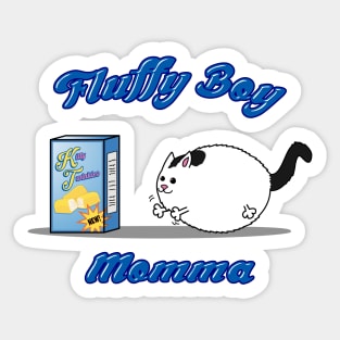 Fluffy Boy Sticker